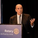 Guillermo Francos, en el Rotary, defendió la gestión de Milei. Guillermo Francos, en el Rotary, defendió la gestión de Milei.
