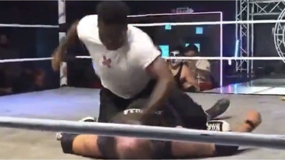 The brutal attack of a MMA fighter who almost ends the life of his opponent