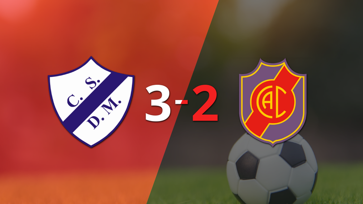 Doblete de Rodrigo Cao guió el triunfo de Dep. Merlo sobre Colegiales