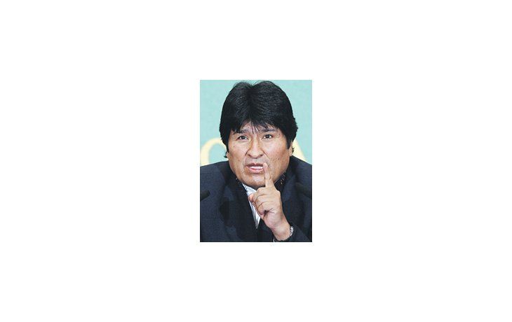 Como la Argentina y Brasil, Evo Morales sumó ayer el reconocimiento de Bolivia a la independencia palestina.