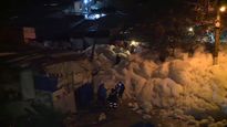 Así quedó el barrio de Bogotá, sumergido en espuma tóxica.