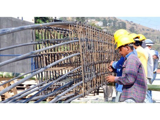 El empleo en la construcción sigue en caída