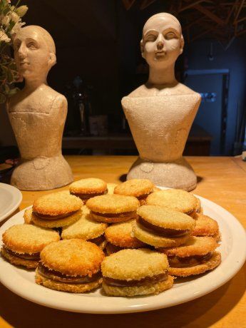 Alfajores de Café Mulé. Alfajores de Café Mulé.