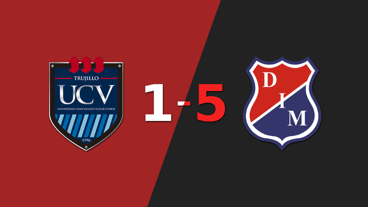 Independiente Medellín le pasó por encima a César Vallejo con doblete de Brayan León