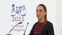 La Presidenta en una nueva Mañanera del Pueblo desde el Palacio Nacional.