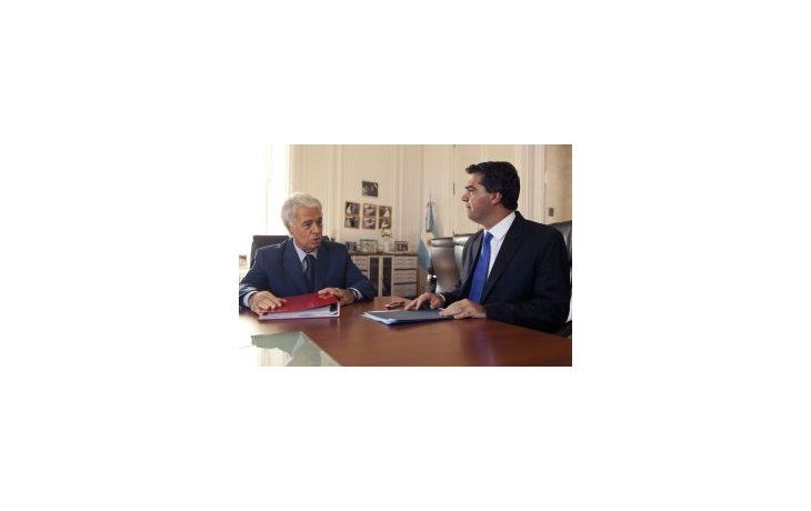 Capitanich recibió a De la Sota en Casa Rosada.