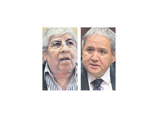 Hugo Moyano y Sergio Palazzo