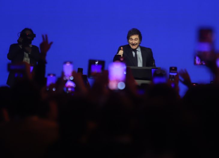 Javier Milei en la CPAC Javier Milei en la CPAC