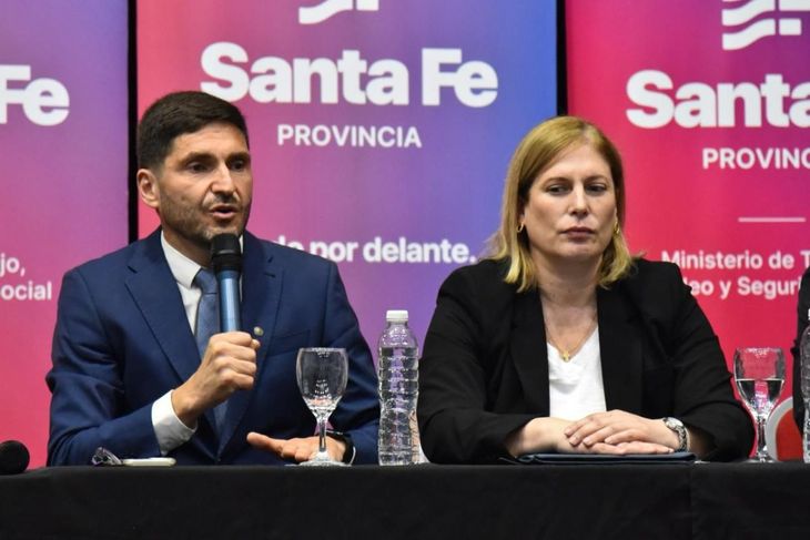 Tándem: Maximiliano Pullaro y Gisela Scaglia.