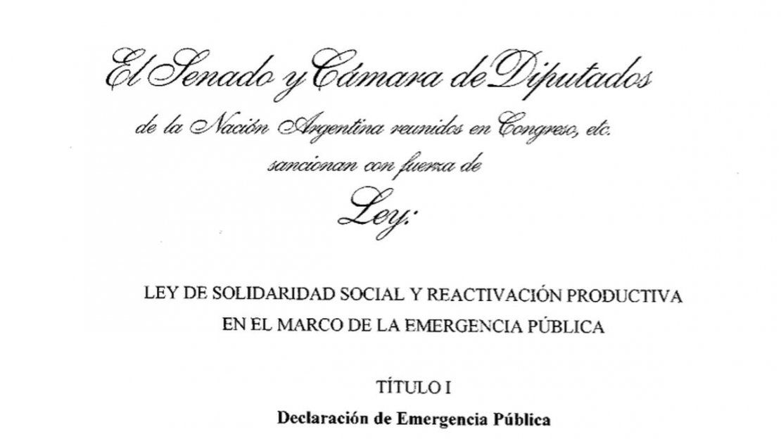 Asi Quedo El Texto Final De La Ley De Solidaridad Social