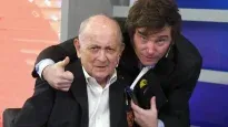 Chiche Gelblung con Javier Milei en su última entrevista.