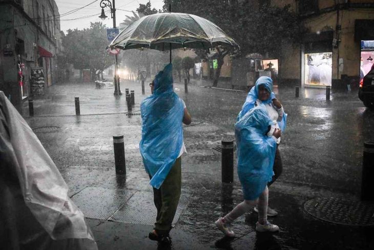 El Estado de México registrará las lluvias más intensas de la región, mientras que en la Ciudad de México se esperan chubascos vespertinos.
