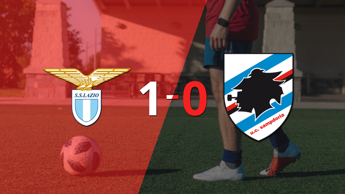 Sampdoria could not on their visit to Lazio and fell 1-0