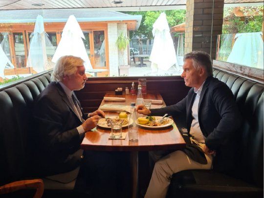 El ex presidente Mauricio Macri y el jefe de los fiscales de la Provincia de Buenos Aires.