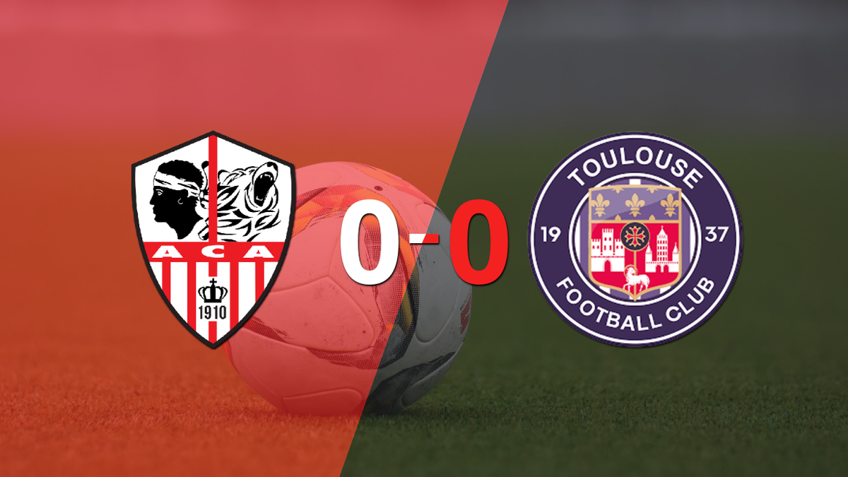 Zero to zero ended the match between Ajaccio AC and Toulouse