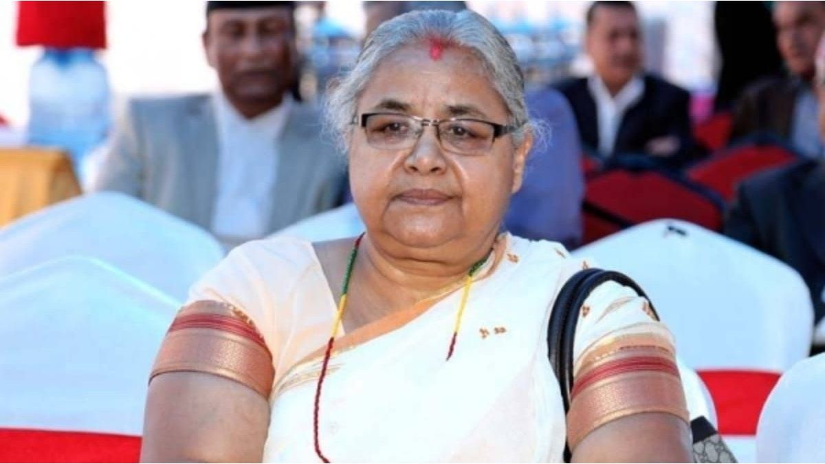 After the crisis, Nepal appointed her Prime Minister of Transition