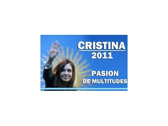 Afiche de campaña del kirchnerismo.