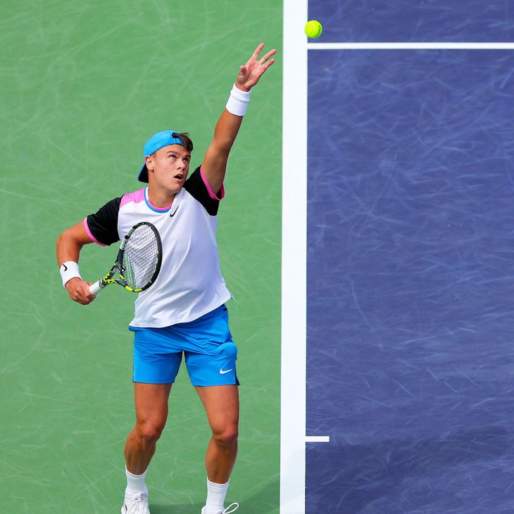 The young Dane Holger Rune, seeded 7th, reached the round of 16 of the Masters 1000 in Indian Wells. The young Dane Holger Rune, seeded 7th, reached the round of 16 of the Masters 1000 in Indian Wells.