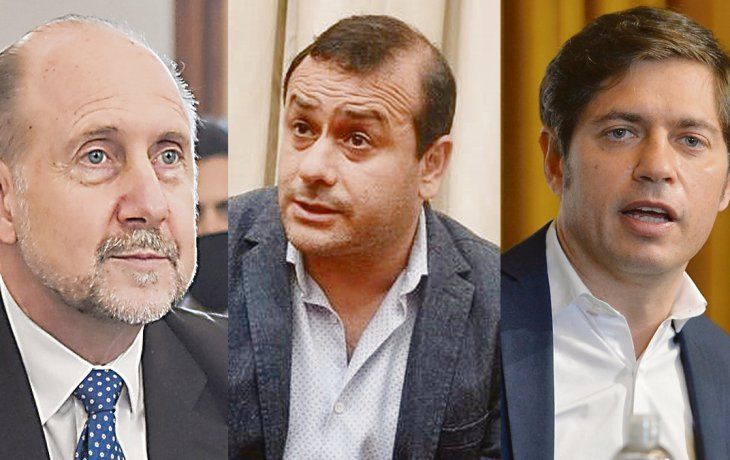 ámbito.com | Omar Perotti, Oscar Herrera Ahuad y Axel Kicillof.