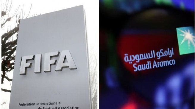 FIFA y la compañia petrolera Aramco de Arabia Saudita firmaron un acuerdo comercial.