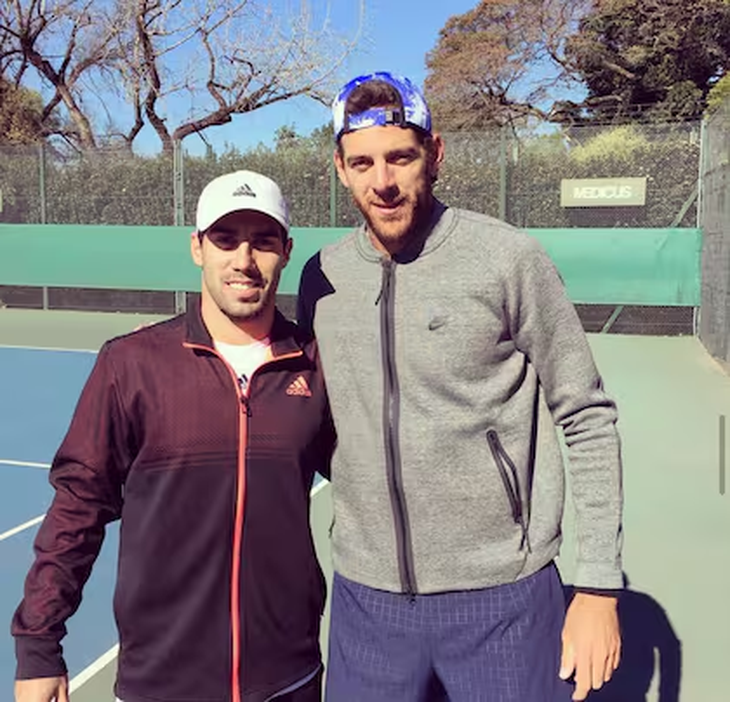 Agustín Torre with Juan Martín del Potro Agustín Torre with Juan Martín del Potro