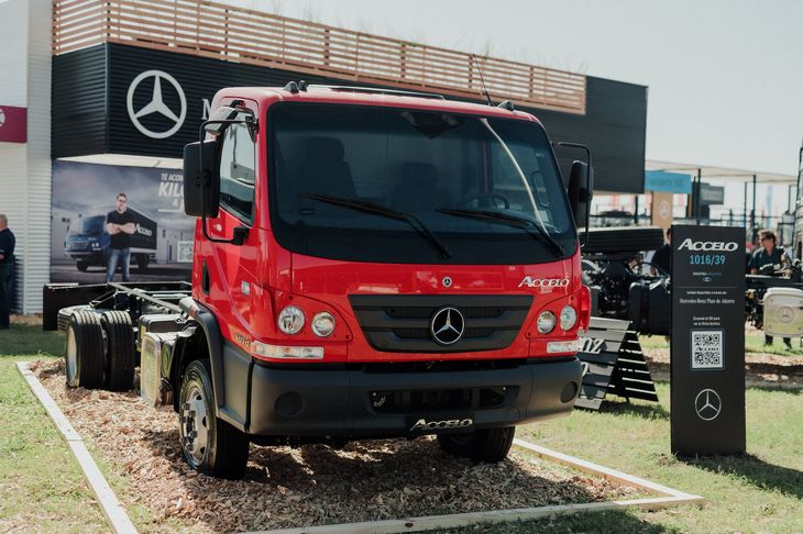Mercedes Benz fue uno de los actores del sector que combinó tecnología, negocios y novedades Mercedes Benz fue uno de los actores del sector que combinó tecnología, negocios y novedades