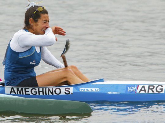 Toda la emoción de Sabrina Ameghino tras su oro en los Juegos Panamericanos Lima 2019.