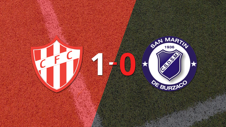 Cañuelas derrotó 1-0 a San Martín Burzaco con un gol de penal