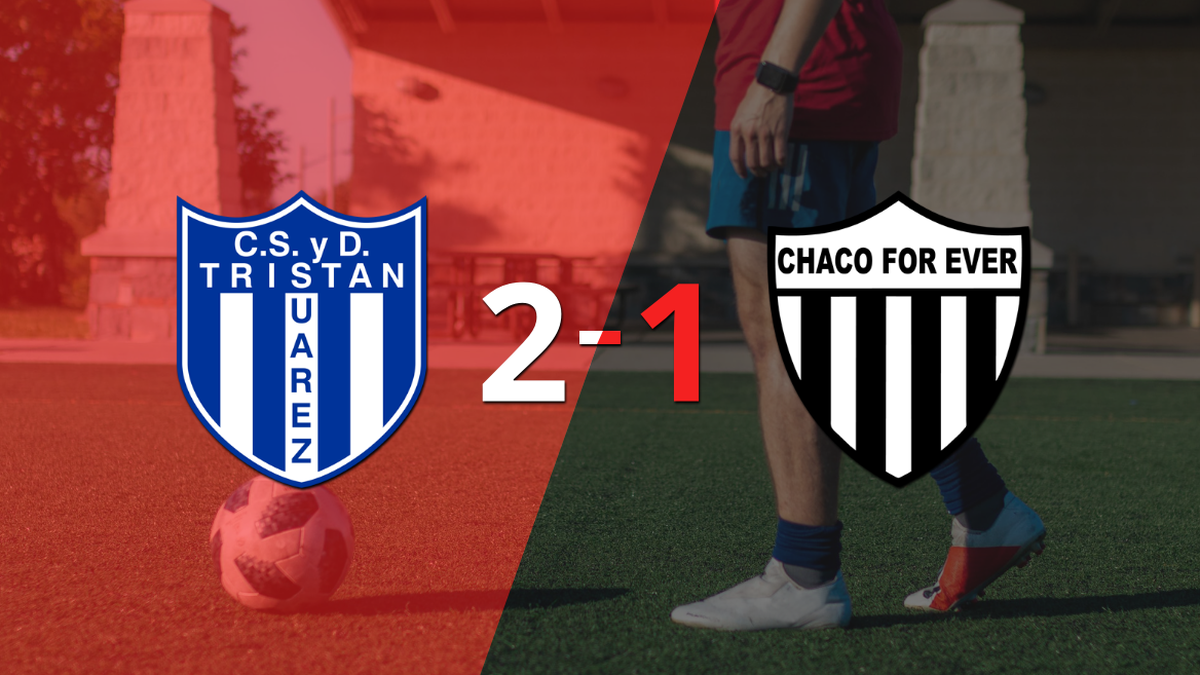 Tristán Suárez beat Chaco For Ever at home 2-1