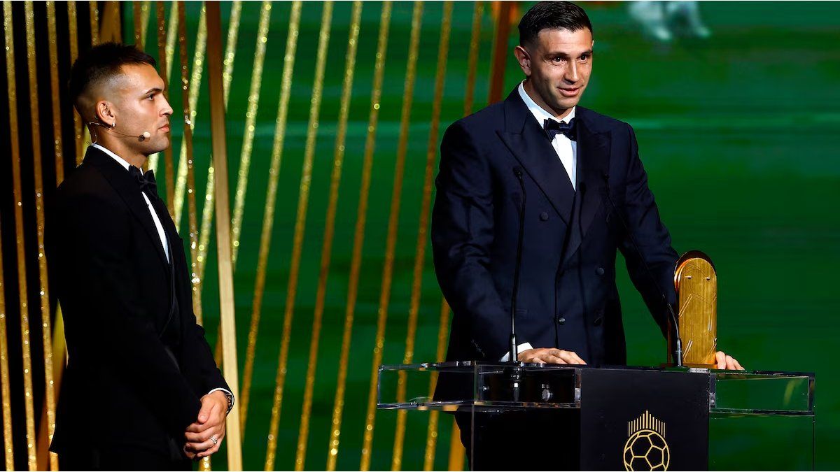 Lionel Messi congratulated Dibu Martínez and Lautaro Martínez after the Ballon d’Or: Very nice to see them there