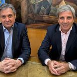 José Luis Daza, junto a Luis “Toto” Caputo. José Luis Daza, junto a Luis “Toto” Caputo.