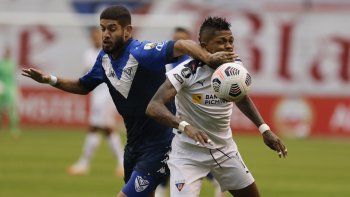 Vélez perdió con Liga de Quito en la Copa Libertadores y se complica.