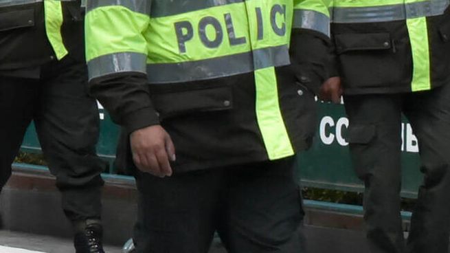 La policía de Colombia.