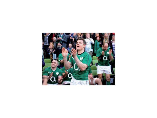 Por la puerta grande. ODriscoll cerró de la mejor manera su carrera en la selección: ganó el Seis Naciones. Jugó 133 test con la camiseta verde.