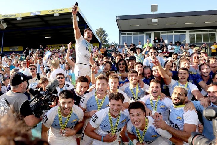 Los Pumas 7s festejaron en Perth Los Pumas 7s festejaron en Perth