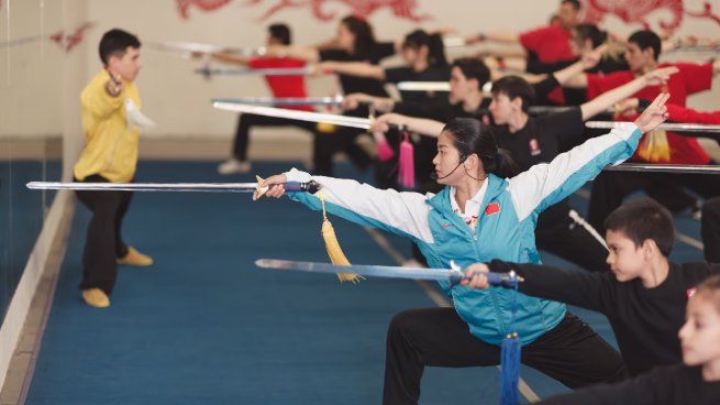 Chen Min, la profesora de Wushu que llegó a actuar en una novela argentina.