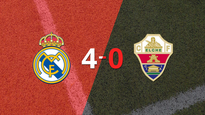 real madrid goleo 4-0 a elche con doblete de karim benzema