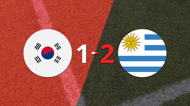 Uruguay venció con lo justo a Rep. de Corea como visitante