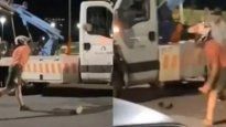 Un joven se descontroló y rompió dos grúas en un control de tránsito en Tandil