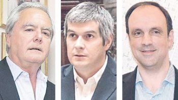 Federico Pinedo, Marcos Peña y José Corral