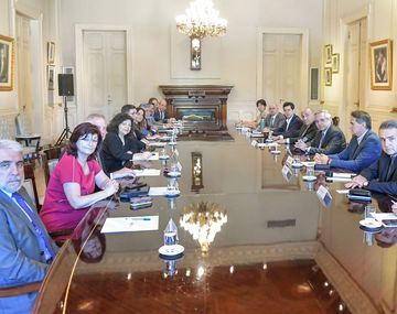 Reunión de Gabinete: con Alberto Fernández presente