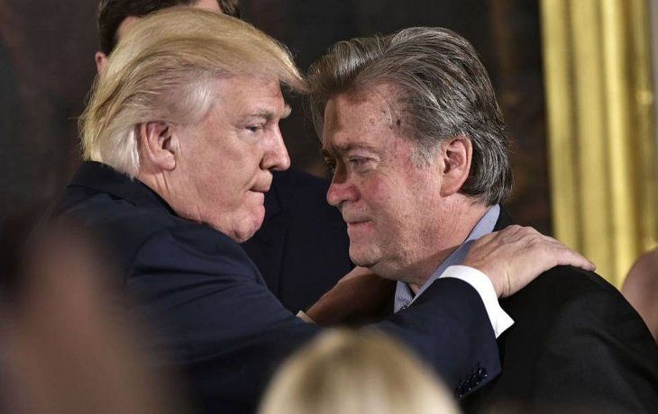Steve Bannon dejó la Casa Blanca en agosto del 2017.
