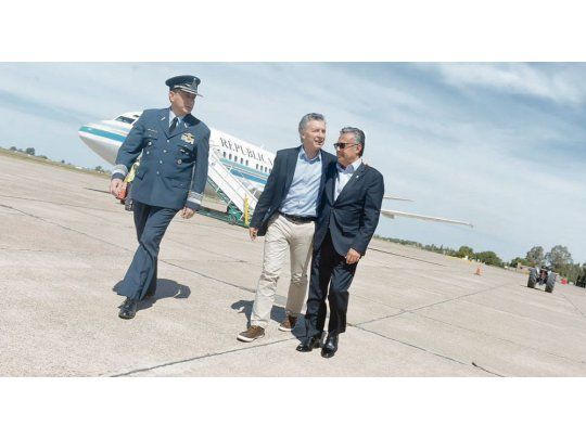 Desembarco. Mauricio Macri llegó a Mendoza el viernes pasado para apoyar la campaña y darle un guiño clave al radical Alfredo Cornejo.
