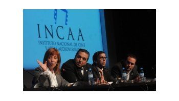 La presidenta del Instituto Nacional de Cine y Artes Audiovisuales (INCAA), Liliana Mazure, presenta la iniciativa.