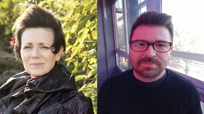 María Sonia Cristoff y Edgardo Scott fueron dos de los autores que debatieron en la FED.