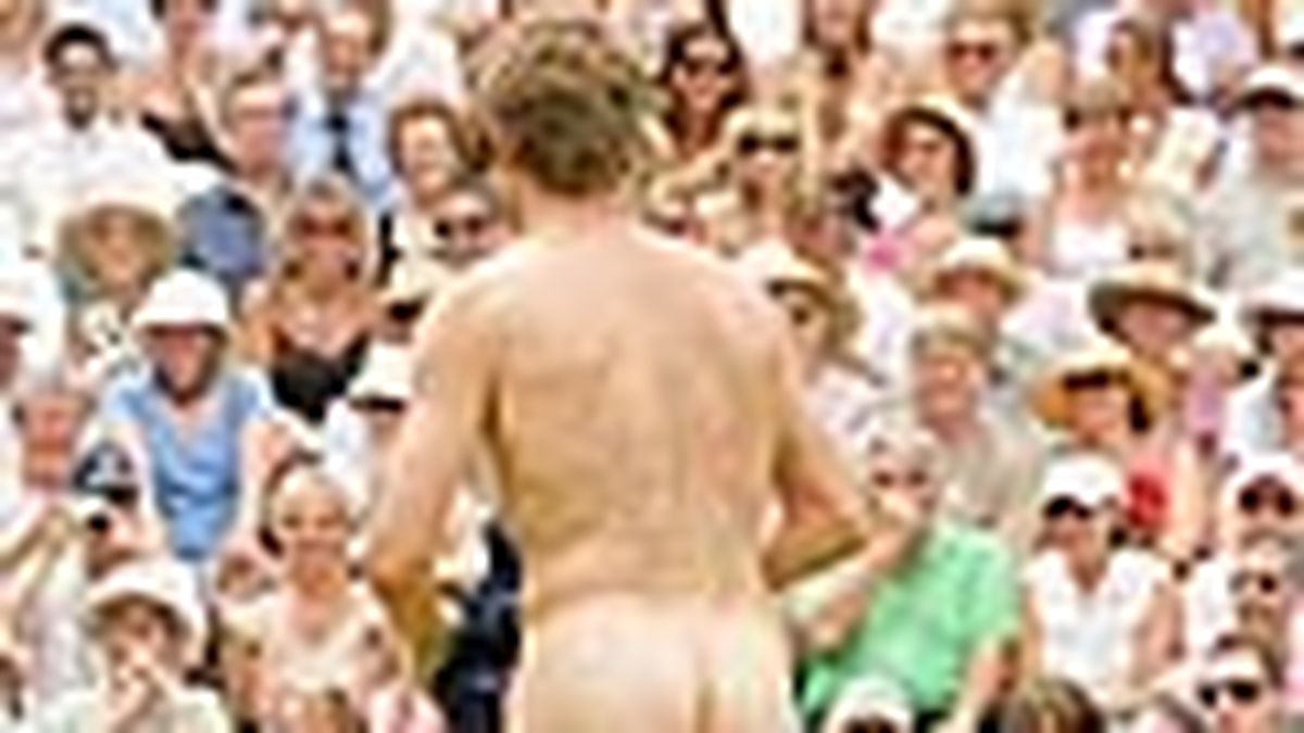 Un hombre se desnudo ante Sharapova en pleno partido de Wimbledon