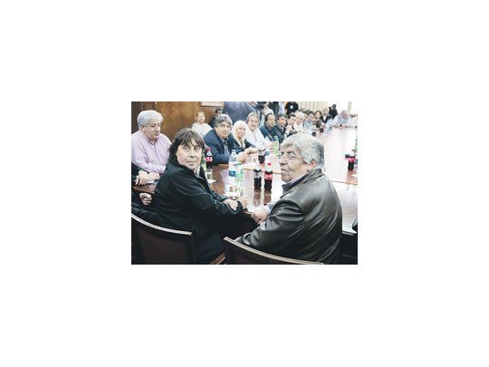 Pablo Micheli y Hugo Moyano se reunieron en la sede de la CGT para trazar un sendero de protestas que promete culminar en un paro nacional el mes que viene.