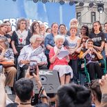 Estela Carlotto habló en el Festival por el Día de los Derechos Humanos. Estela Carlotto habló en el Festival por el Día de los Derechos Humanos.