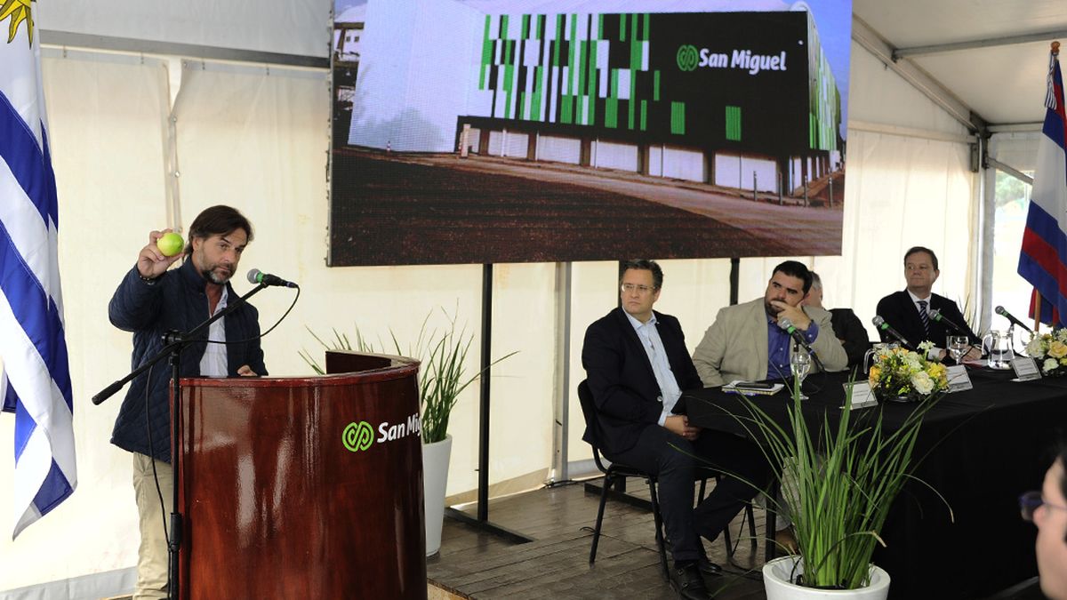 Lacalle Pou presented an investment of more than USM and linked it to trust in the government