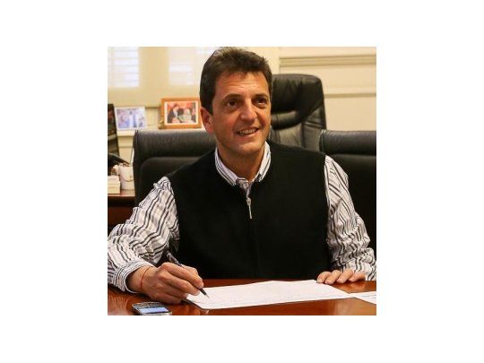 El líder del Frente Renovador, Sergio Massa.